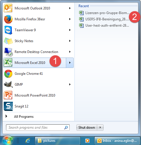 Enlarged view: startmenu jumplist